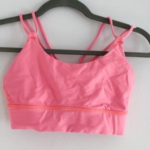 Pink Lululemon Sports Bra